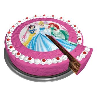 Disque pour gâteau "Princesses Disney" 16 cm