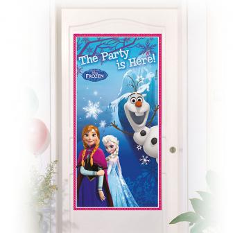 Déco de porte "La reine des neiges - Disney" 76 x 152 cm 