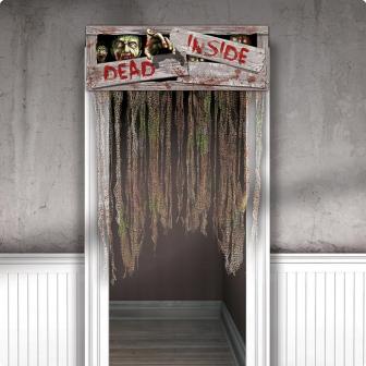Rideau de porte "Zombie Invasion" 96,5 x 137 cm