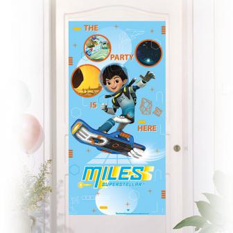 Déco de porte "Miles dans l'espace" 150 cm