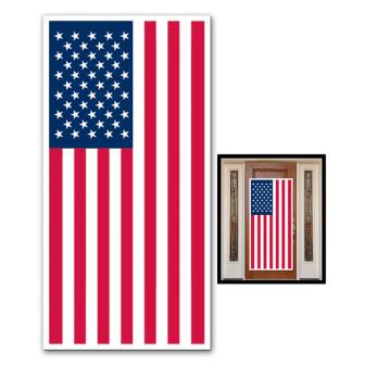 Déco de porte "Drapeau USA" 76 x 152 cm