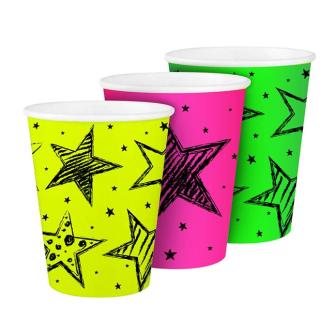 6 Gobelets lampe UV "Neon"