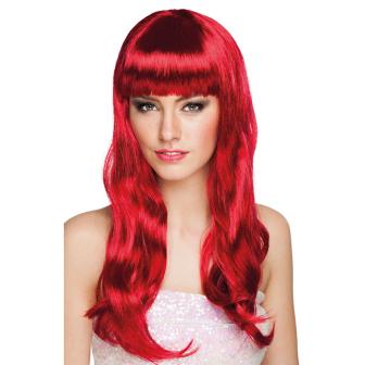 Perruque "Cheveux ondoyants" - rouge foncé