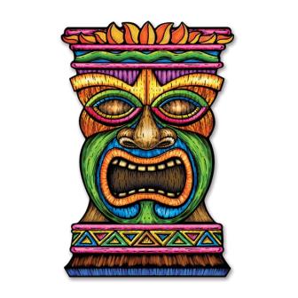 Déco murale "Grand masque Tiki" 93 cm