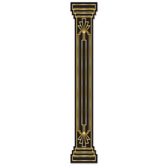 Déco murale colonne "Golden 20ies" 1,83 m