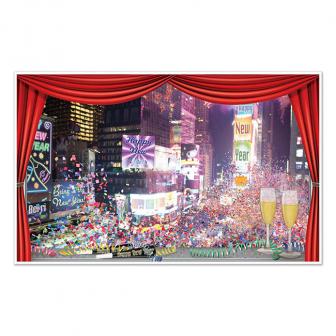 Déco murale "Nouvel An à Broadway" 157 cm