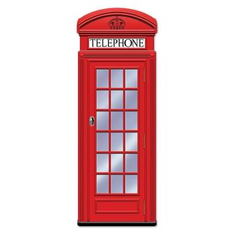 Déco murale "Cabine téléphonique" 152 cm