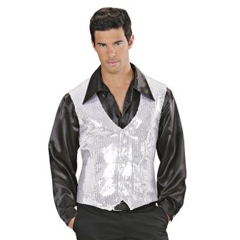 Veste "Glamour & Paillettes" - argenté-L