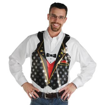 Gilet métallisé "Star hollywoodienne"