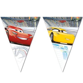 Guirlande de fanions "Cars - Evolution" 2,3 m