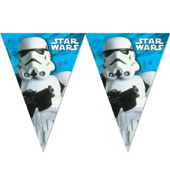 Guirlande de fanions "Ultimative Star Wars" 2,3 m