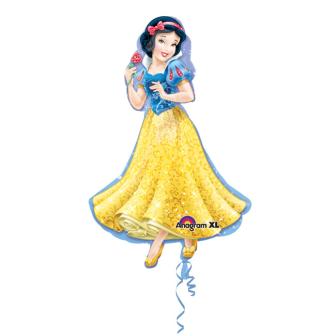 Ballon en aluminium XL "Blanche-neige" 93 cm