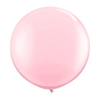 Ballons de baudruche XL unicolores 90 cm - rose