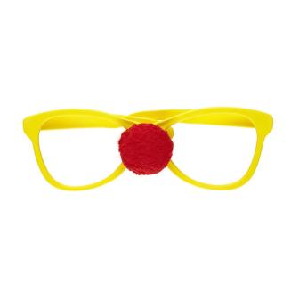 Lunettes de clown XXL avec nez