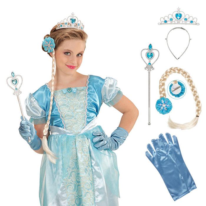 Kit d'accessoires pour enfant Princesse de l'hiver 5 pcs. à prix minis  sur  !