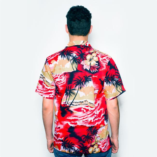 Chemise hawaïenne imprimée fleurs cachemire Island Republic