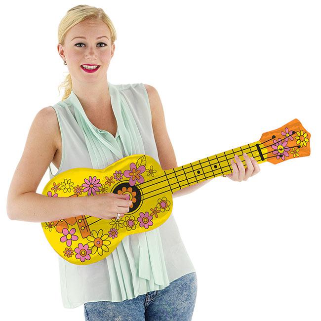 Guitare Hippie gonflable 80 cm à prix minis sur  !