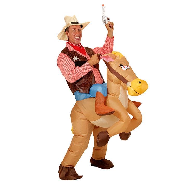 Costume gonflable "Cheval" 2 pcs. à prix minis sur decoagogo.fr