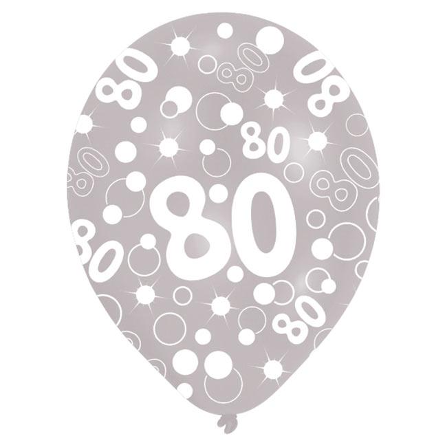 6 ballons de baudruche 40 ans Bubbles à prix minis sur  !