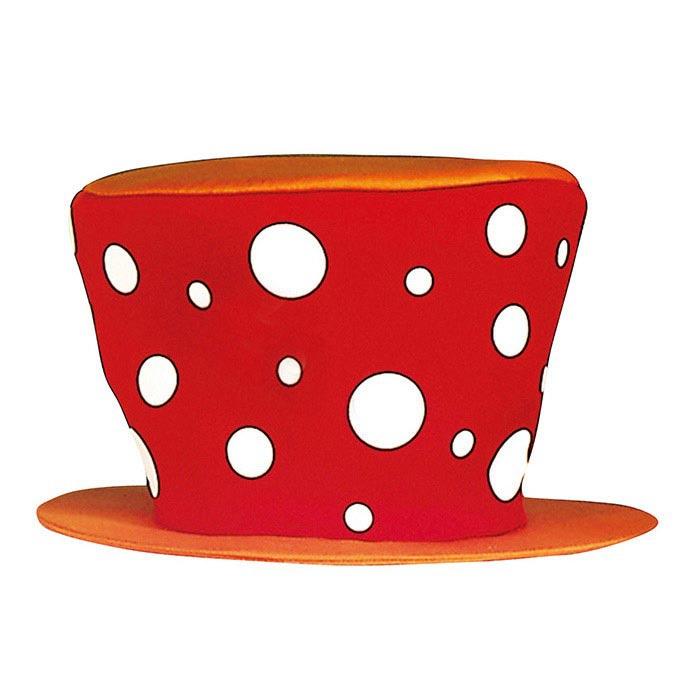Chapeau Haut De Forme Clown - Multicolore Taille Unique - Widmann