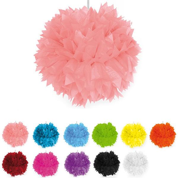 Deco De Plafond Pompon En Papier Crepon 30 Cm A Prix Minis Sur Decoagogo Fr