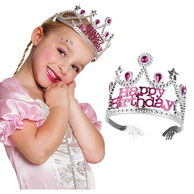 Ekdon kids crown couronne en or pour fête d'anniversaire de filles