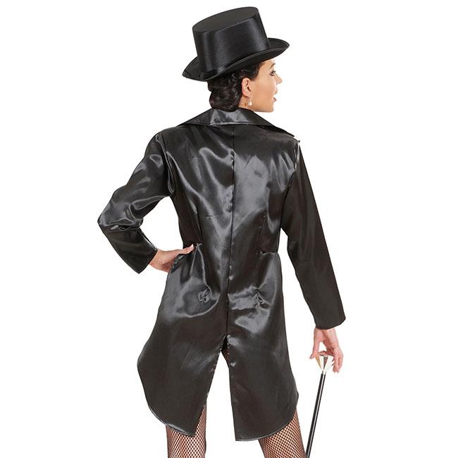 Veste Queue De Pie à Paillettes Femme - Costume Ringmaster / Magicien Pour Soirée