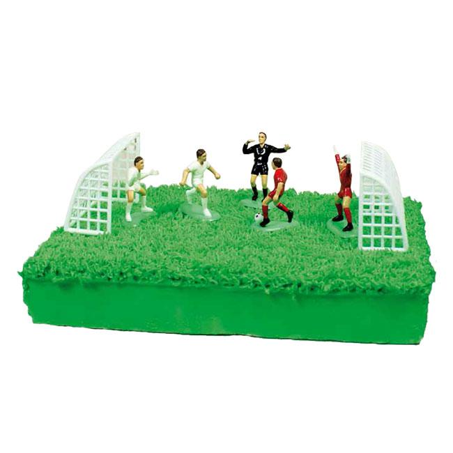 Figurine pour gâteau Football 7 pcs à prix minis sur  !