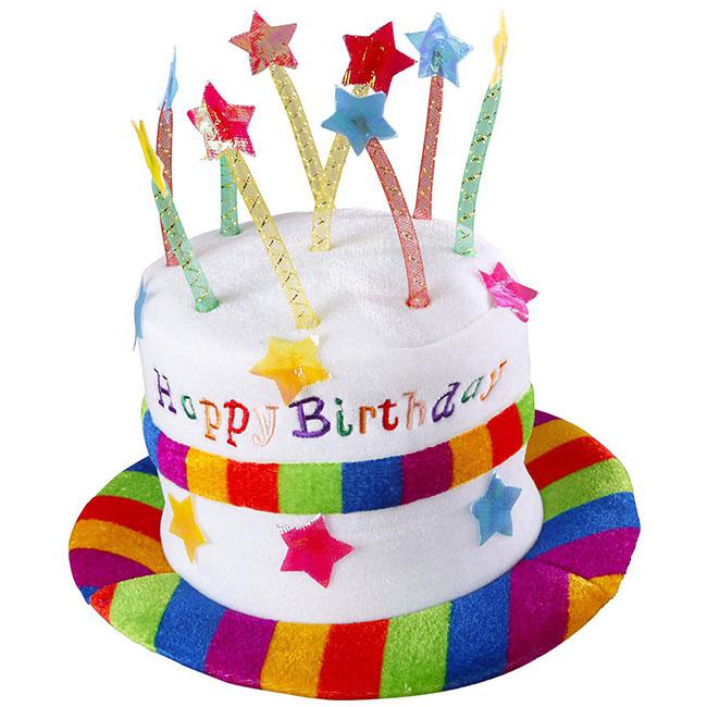 Chapeau gâteau d'anniversaire - Accessoire d'anniversaire
