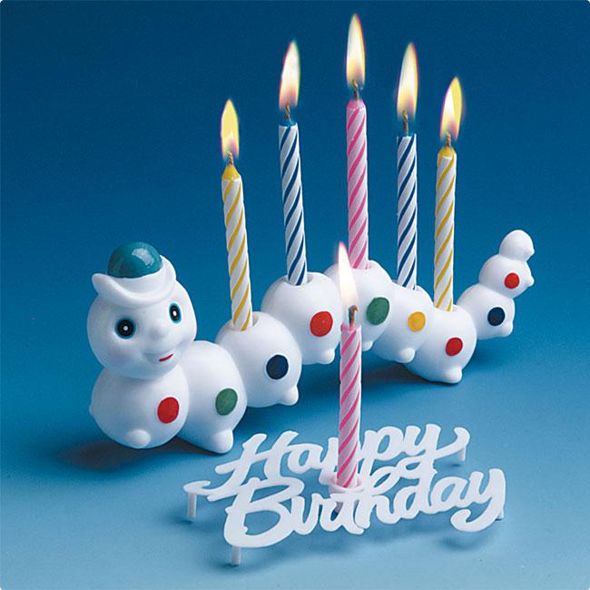 Bougies d'anniversaire avec supports 36 pcs à prix minis sur  !