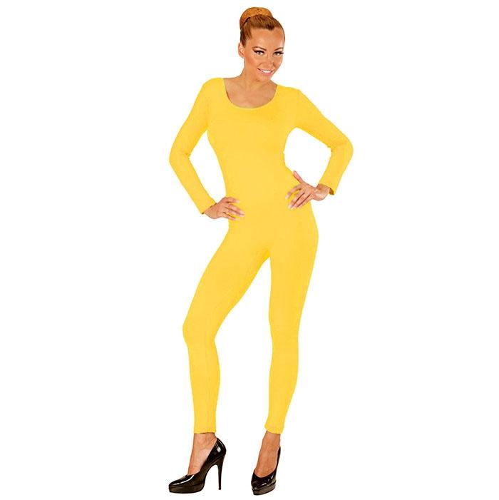 Combinaison Intégrale Enfant En élasthanne – Unisexe, Extensible – Pour Festivals, Halloween, Spectacles – Couleur Orange
