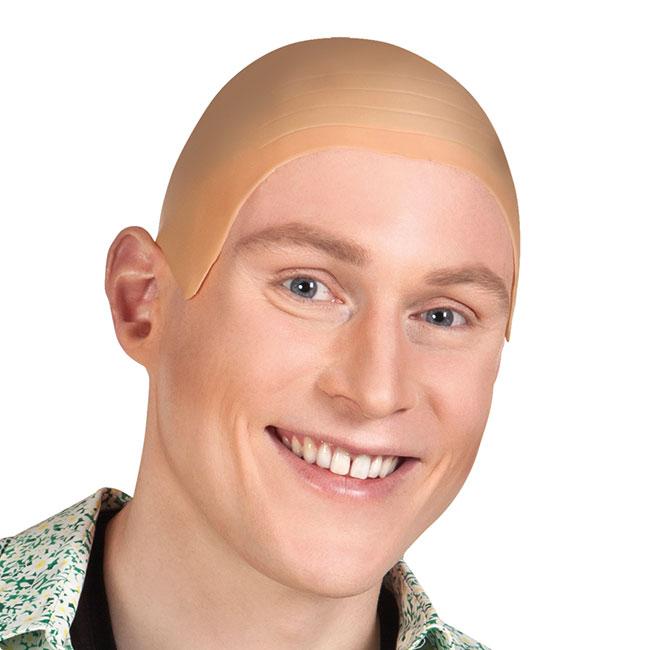 TNSOYCA 2 Pièces Bonnet Chauve, Perruque De Crâne De Cuir épais, Halloween Dress Up Fantaisie Costume Pour Une Fête à Thème Cosplay Chapeau Accessoires De Costume