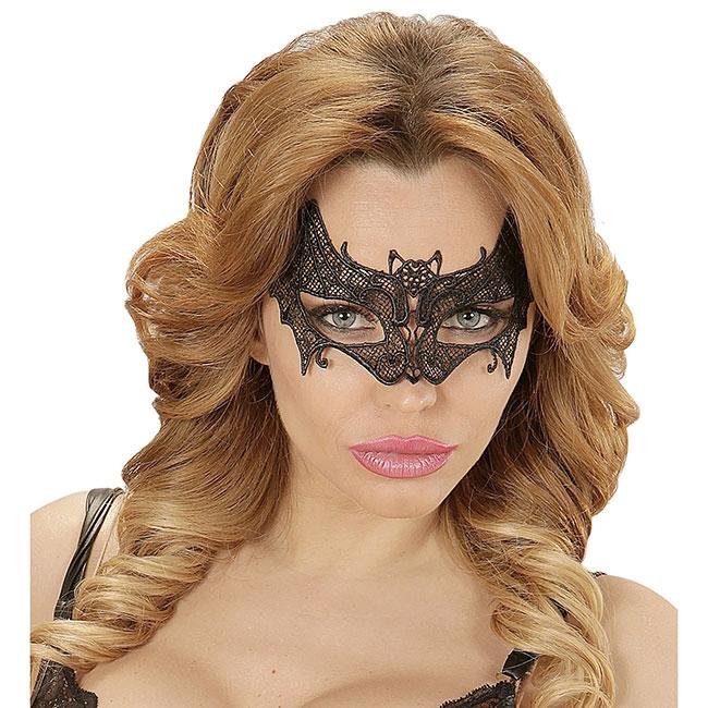 Masque Et Barrettes Chauve-souris - Lot De 2 Masques + 2 Paires De Pinces - Accessoire Halloween, Cosplay, Fête - Pour Adultes Et Enfants