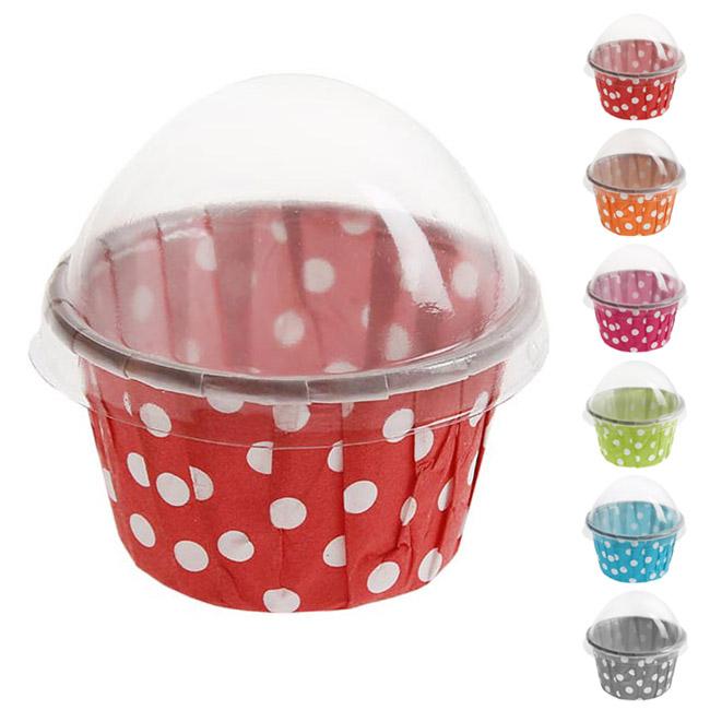 Mini caissettes à muffins Polka Dots 3 cm à prix minis sur  !