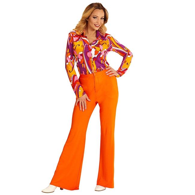 Corsaire 7/8 Vintage Cimarron Pour Femme - Violet Stretch - Patte D'éph' - Fait Main - Neuf Avec étiquettes