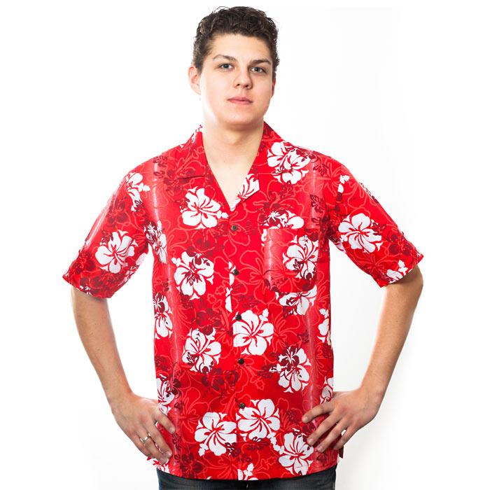 Chemise hawaienne homme rouge best sale