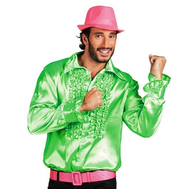 Veste De Spectacle Pailletée HOBBY HORSE + Chemise Volants - Taille M Verte - Avec 2 Nœuds Papillon