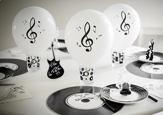 Set de table vinyle personnalisé Boule Bonheur