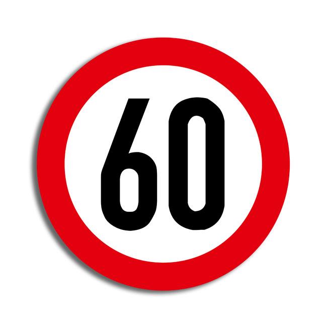 60Er Schild Zum Ausdrucken - Hinweisschilder und ...