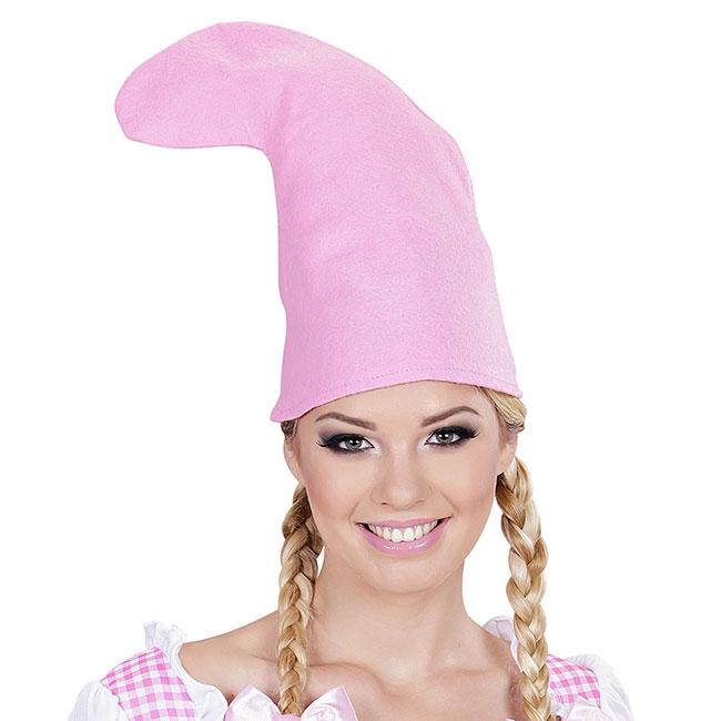 Chapeau Bonnet Lutin Rose Pour Bébé Nouveau-né - 100% Coton Fait Main - Parfait Pour Les Photos !