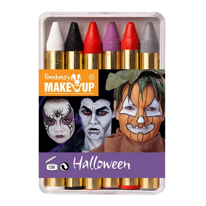 Crayons à maquillage Halloween 6 pcs à prix minis sur  !