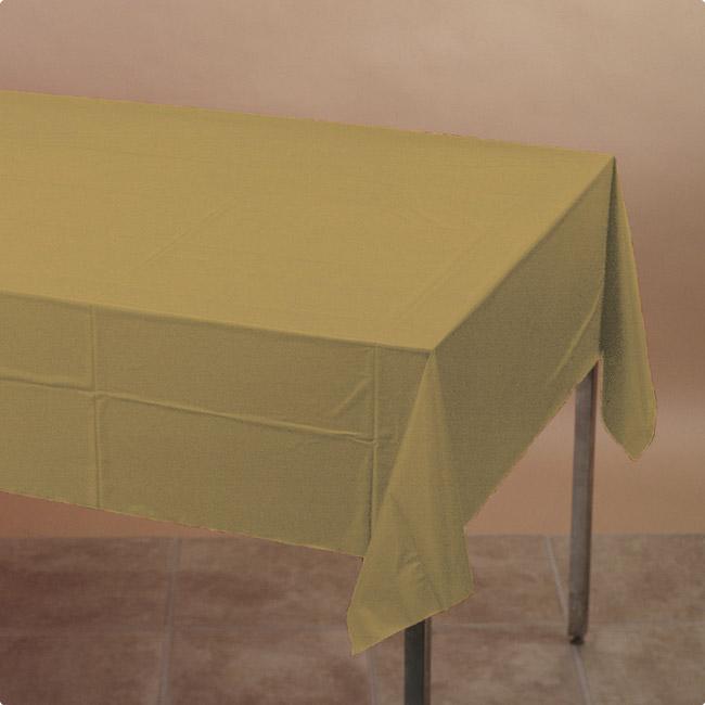 Lot De 6 Nappes Jetables Transparentes 137x274 Cm - Plastique PEVA Pour Fêtes Et Événements