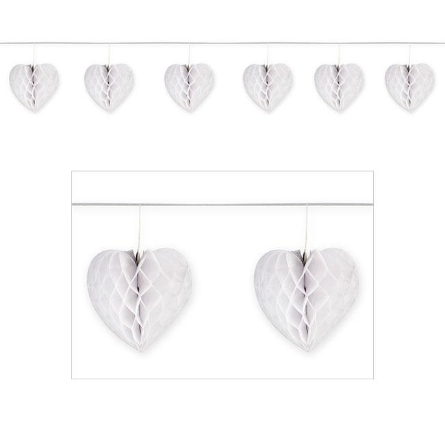 G2PLUS 12M Guirlande Fanions De Papier Blanc Drapeau Triangle De