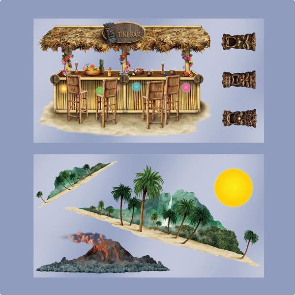 Plaque Murale En Bois Mahi Mahi Dauphin – Style Tropical, Aspect Brossé Blanchi, Décoration Tiki