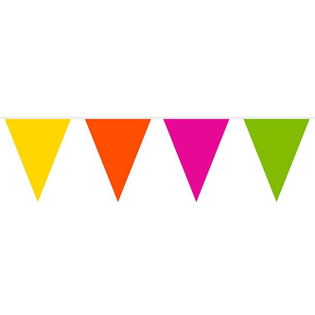 Folat - Fanions Multicolores Uni - 10 mètres