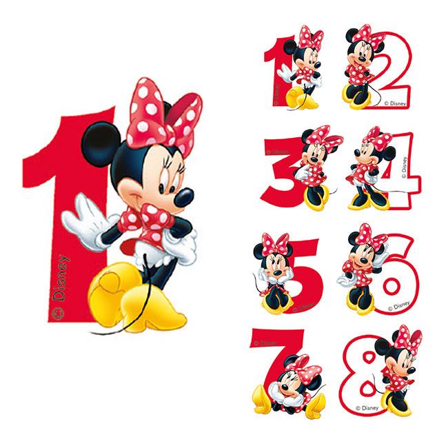 Bougie chiffre Minnie Mouse 6,5 cm à prix minis sur  !