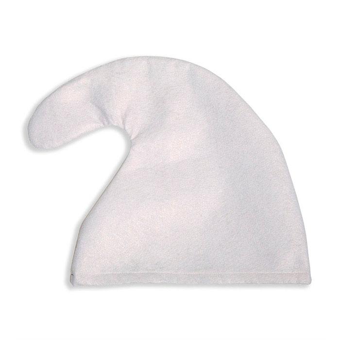 Bonnet De Nain Blanc Pour Carnaval - 59cm Tour De Tête, Costume Elfe Schtroumpf