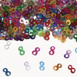 Confettis d'anniversaire "Chiffres multicolores" 14 g - 8