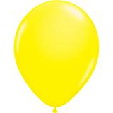 8 ballons de baudruche UV fluorescents - jaune fluo
