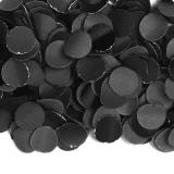 Confettis en papier uni 100 g - noir